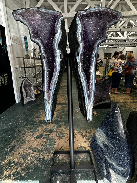 Amethyst Angel Wings